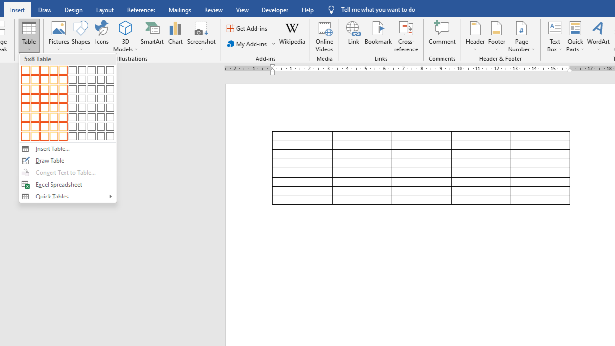 Cara Membuat Tabel di Microsoft Word Paling Lengkap
