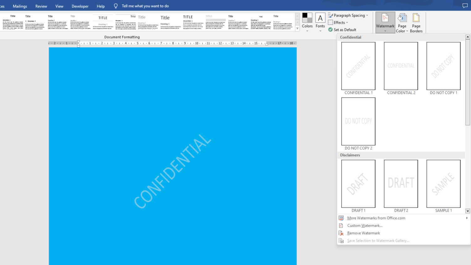 Cara Mengganti Warna Background Kertas di MS Word (Mudah)