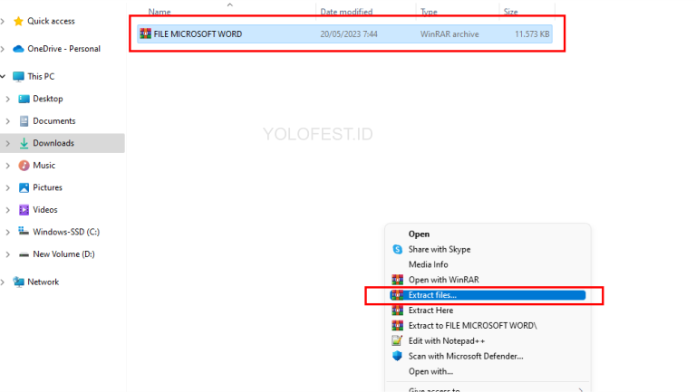 Cara Mengubah File RAR ke Microsoft Word Dengan Cepat