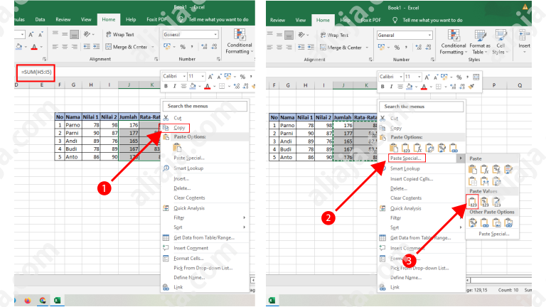 Cara Menghilangkan Rumus di Excel Dengan Mudah dan Rapi